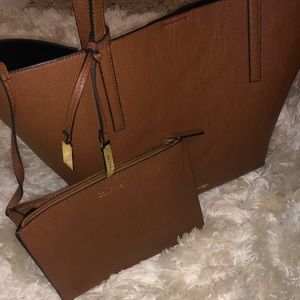Tan purse
